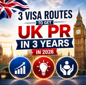 🇬🇧 Top 3 Fastest Routes to UK Permanent Residence in 3 Years (2026 Guide)